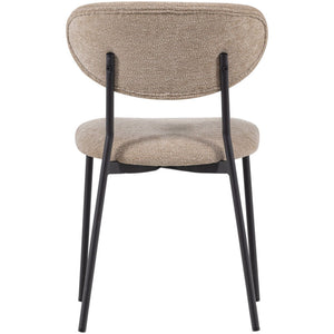 WOOOD Kjeld eetkamerstoel chenille Beige