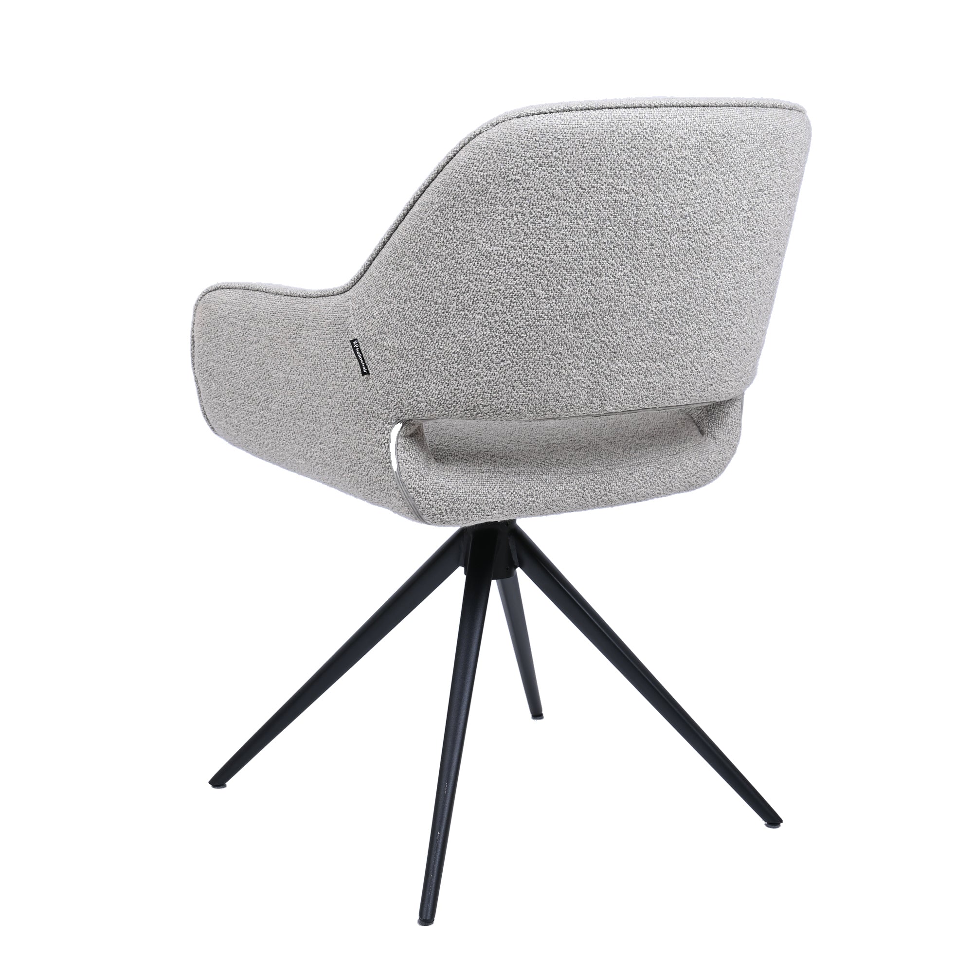 haluc❤ HelloChair HC09 Jex eetkamerstoel spinpoot zwart Alpine Clay