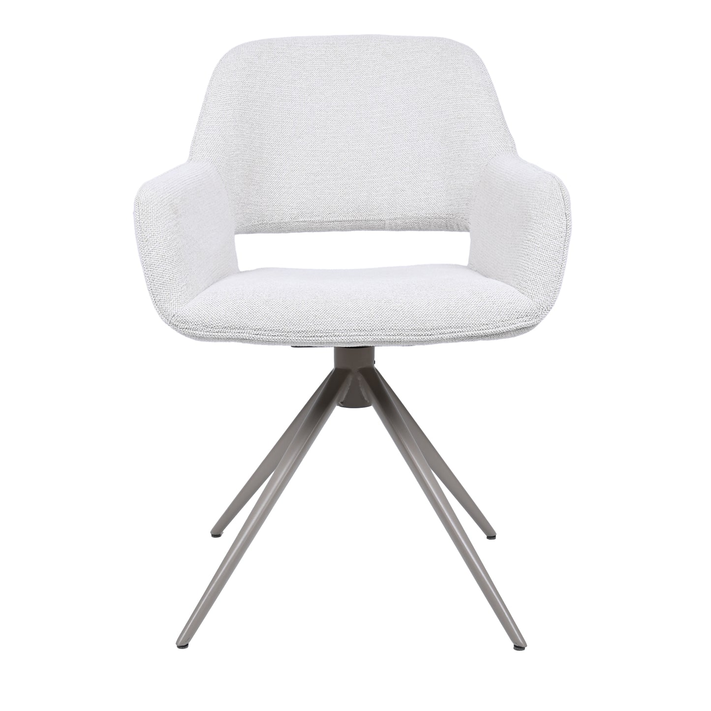HelloChair HC09 Jex eetkamerstoel spinpoot beige Sneak Linen