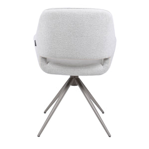 HelloChair HC09 Jex eetkamerstoel spinpoot beige Sneak Linen