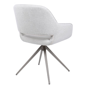 HelloChair HC09 Jex eetkamerstoel spinpoot beige Sneak Linen
