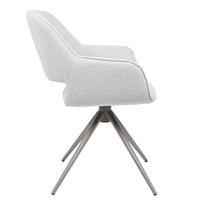 HelloChair HC09 Jex eetkamerstoel spinpoot beige Sneak Linen