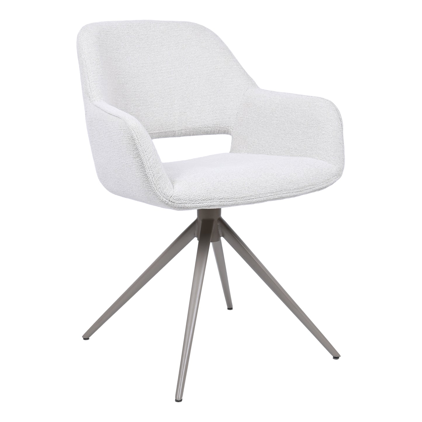 HelloChair HC09 Jex eetkamerstoel spinpoot beige Sneak Linen