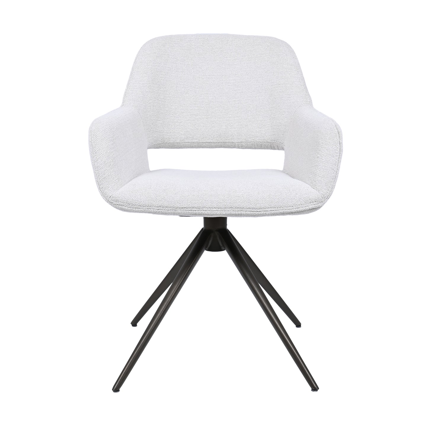 HelloChair HC09 Jex eetkamerstoel spinpoot bruin Sneak Linen