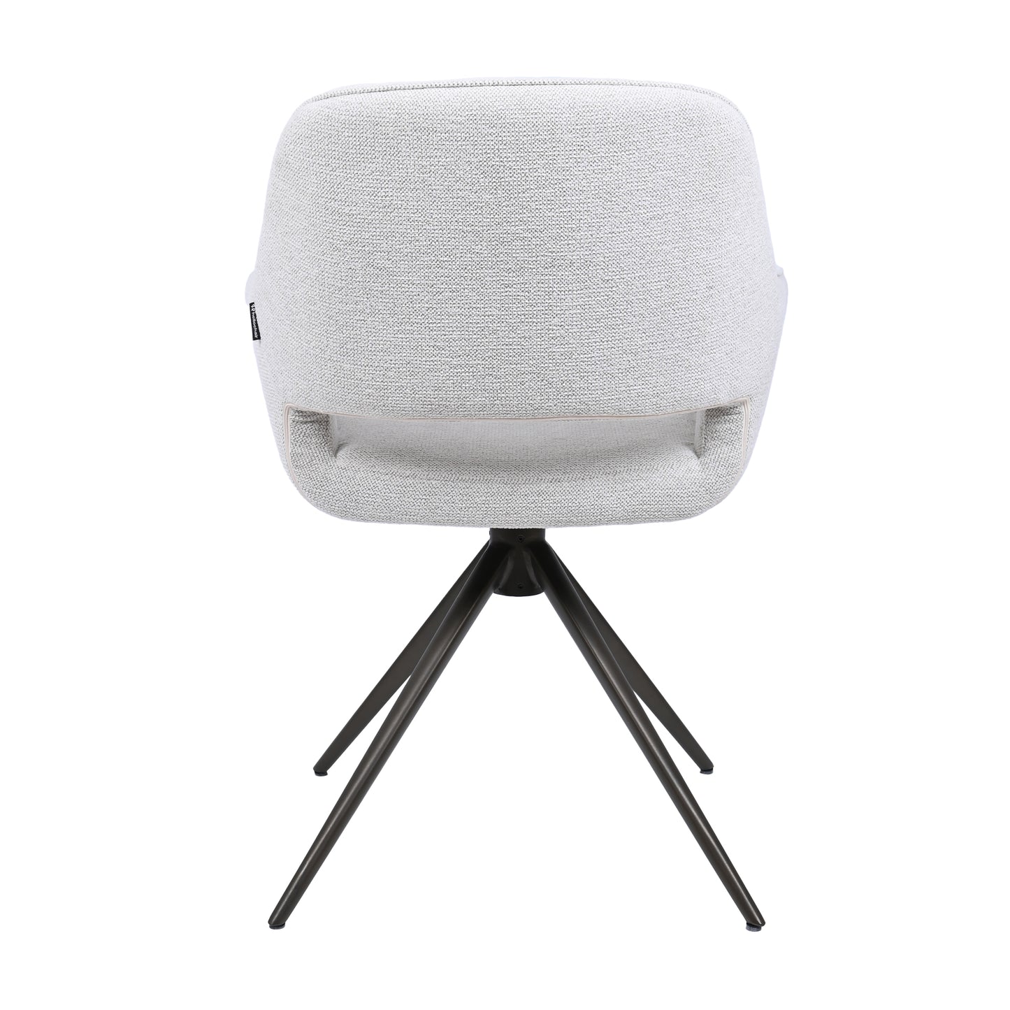 HelloChair HC09 Jex eetkamerstoel spinpoot bruin Sneak Linen