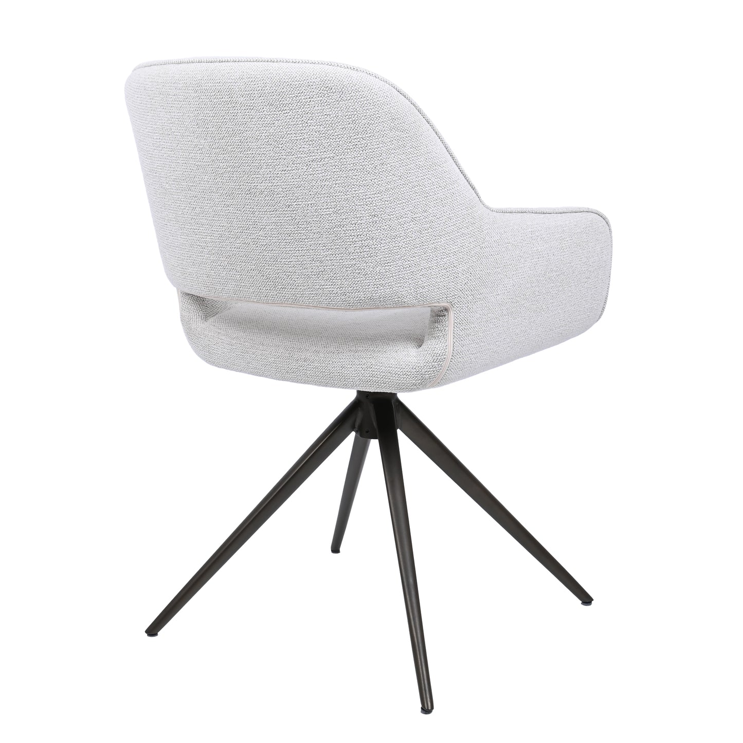 HelloChair HC09 Jex eetkamerstoel spinpoot bruin Sneak Linen