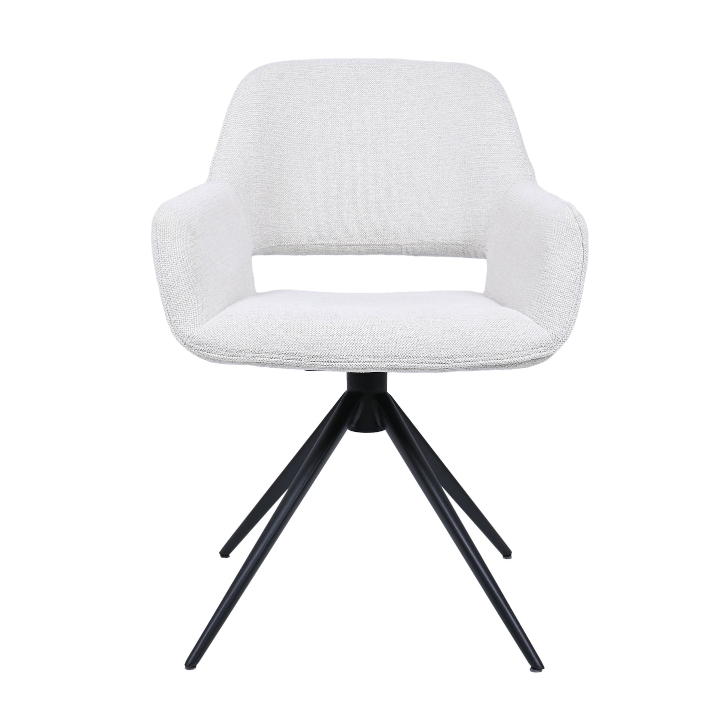 HelloChair HC09 Jex eetkamerstoel spinpoot zwart Sneak Linen