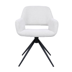 HelloChair HC09 Jex eetkamerstoel spinpoot zwart Sneak Linen