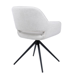 HelloChair HC09 Jex eetkamerstoel spinpoot zwart Sneak Linen