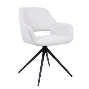 HelloChair HC09 Jex eetkamerstoel spinpoot zwart Sneak Linen