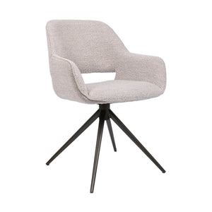 HelloChair HC09 Jex eetkamerstoel spinpoot bruin Alpine Clay