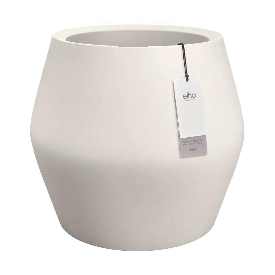Elho June Split Low bloempot Ø46 cm Linnen White