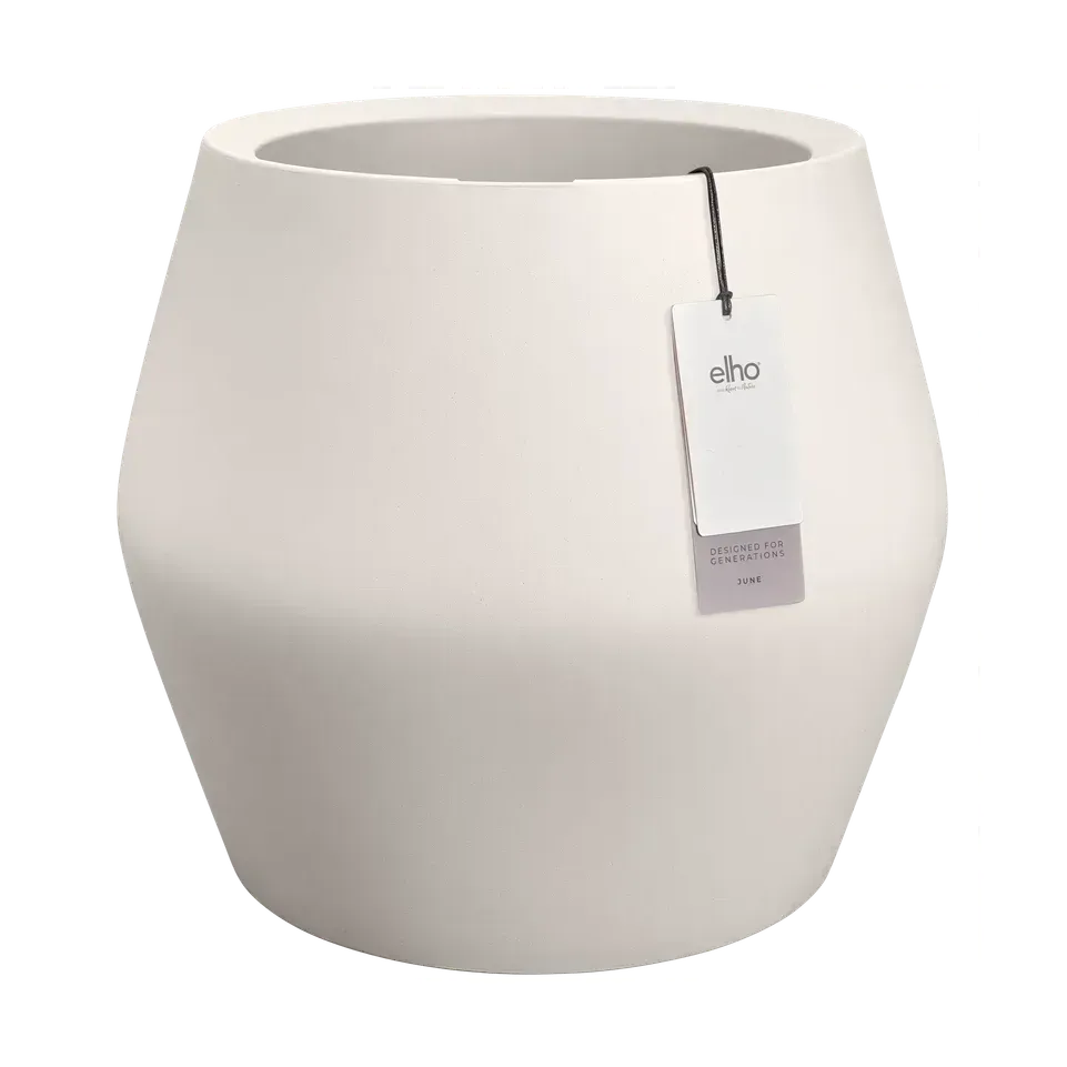 Elho June Split Low bloempot Ø46 cm Linnen White