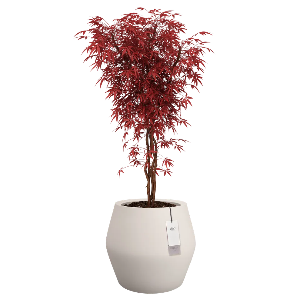 Elho June Split Low bloempot Ø46 cm Linnen White