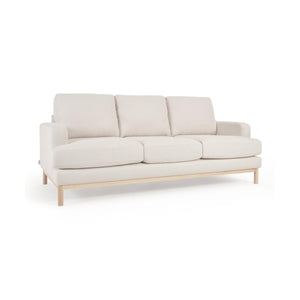 Kave Home Miheala 3-zitsbank chaise longue rechts white fleece