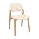 Mobitec Knut C0110 eetkamerstoel Mango Beige poot beuken