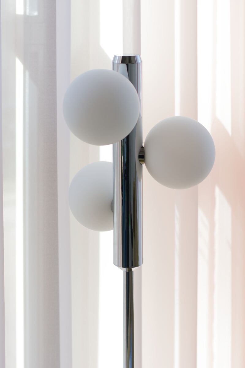 FEST Kaktee vloerlamp Chrome
