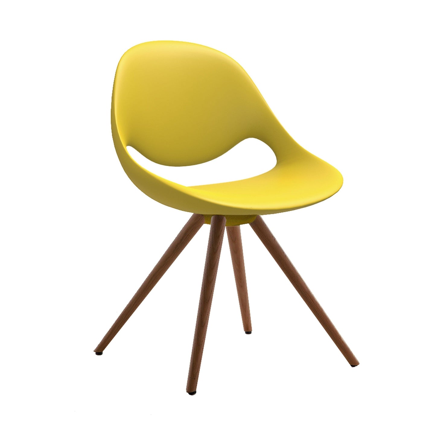 Tonon Little Moon 908.L3 eetkamerstoel Soft Touch Yellow