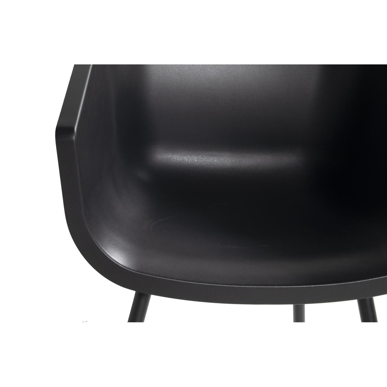 Hartman Amalia Rondo tuinstoel aluminium Carbon Black