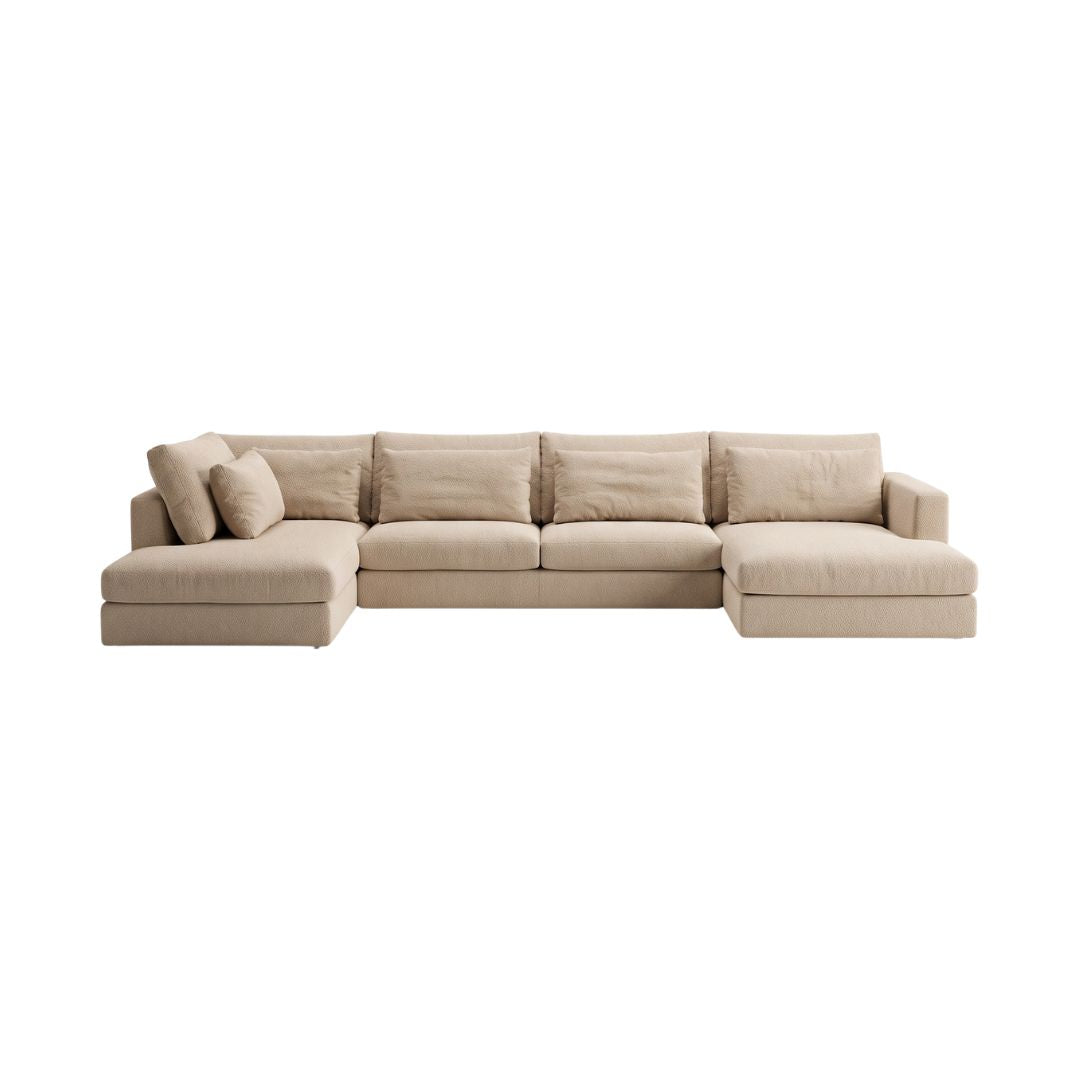 HelloSofa Brix modulaire U-bank Florin 12 Beige