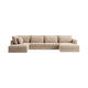HelloSofa Brix modulaire U-bank Florin 12 Beige