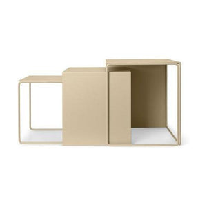 Ferm Living Cluster bijzettafel set van 3 Cashmere