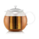 Bodum Assam Theepers met RVS Filter 1 liter Zuiver Wit