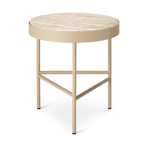 Ferm Living Travertine bijzettafel Ø40 cm Cashmere