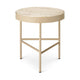 Ferm Living Travertine bijzettafel Ø40 cm Cashmere