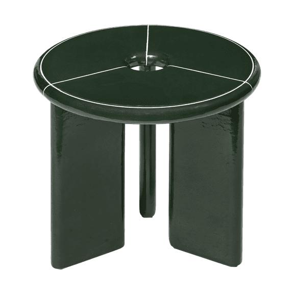 Ferm Living Deya bijzettafel Ø47 cm Dark Green