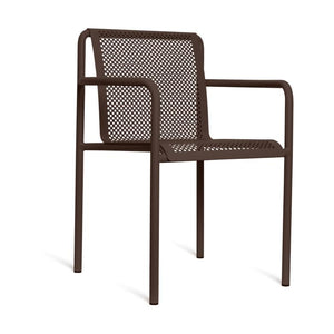 Ferm Living Dapple tuinstoel met armleuning Dark Chocolate