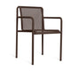 Ferm Living Dapple tuinstoel met armleuning Dark Chocolate