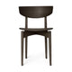 Ferm Living Herman Wood eetkamerstoel Dark Stained Beech