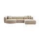 HelloSofa Cubi modulaire hoekbank Daisy 01 Crème