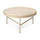 Ferm Living Travertine bijzettafel Ø71 cm Cashmere