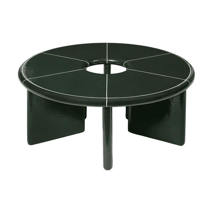 Ferm Living Deya salontafel Ø80 cm Dark Green