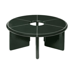 Ferm Living Deya salontafel Ø80 cm Dark Green