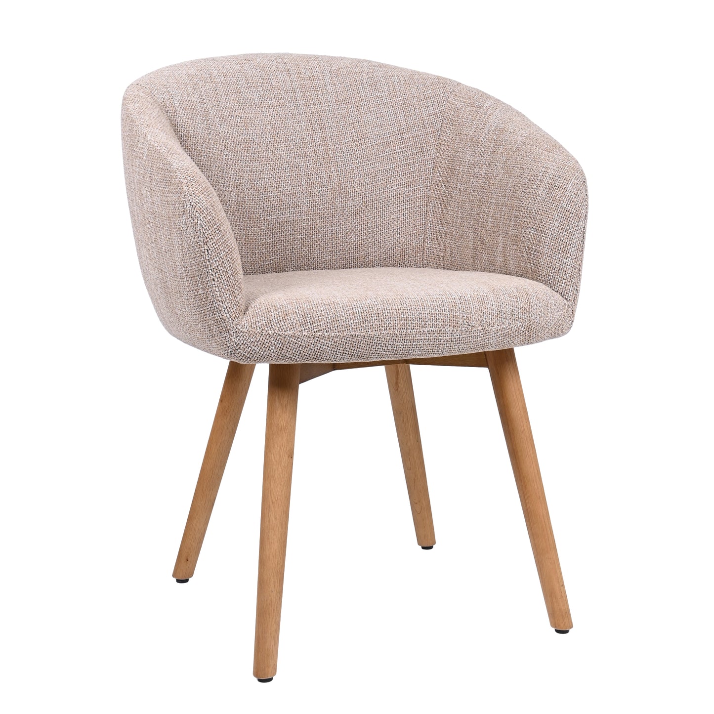 HelloChair HC17 Manoa armstoel houten poot Chacha Sand