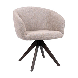 HelloChair HC17 Manoa armstoel Chacha Sand spinpoot hout walnoot
