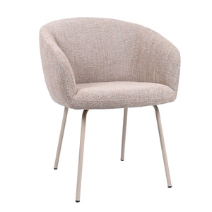 HelloChair HC17 Manoa armstoel vierpoot beige Chacha Sand