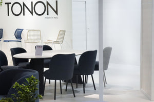 Tonon Metiz 480.01 eetkamerstoel gestoffeerd Grinta 24