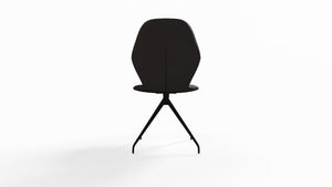 Mobitec Mood #91 M0510 eetkamerstoel Genova Coffee poot zwart