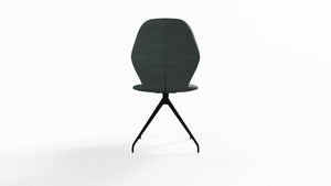 Mobitec Mood #91 M0510 eetkamerstoel Genova Turquoise poot zwart