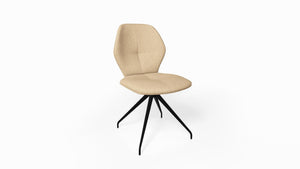 Mobitec Mood #91 M0510 eetkamerstoel Hip Hop Beige poot zwart