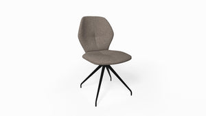Mobitec Mood #91 M0510 eetkamerstoel Hip Hop Grey poot zwart