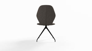 Mobitec Mood #91 M0510 eetkamerstoel Hip Hop Grey poot zwart