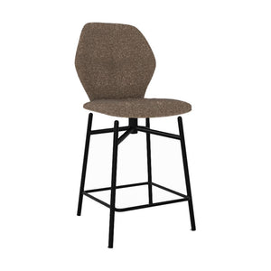 Mobitec Mood #91 M3110 barkruk H65 Boucle Taupe poot zwart