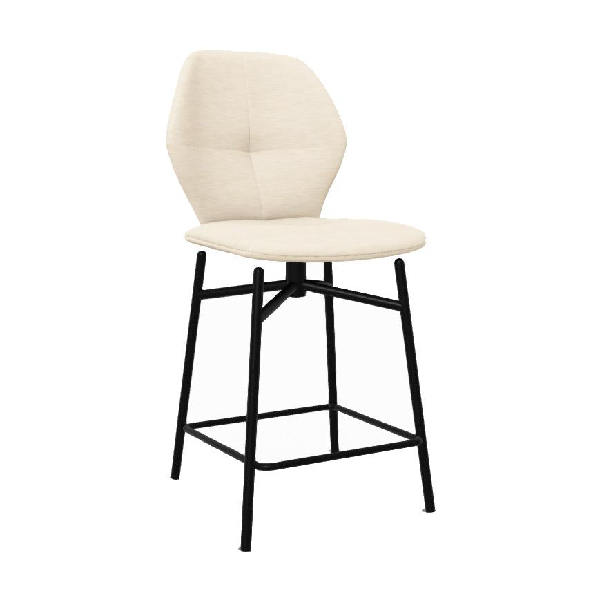 Mobitec Mood #91 M3110 barkruk H65 Mango Beige poot zwart