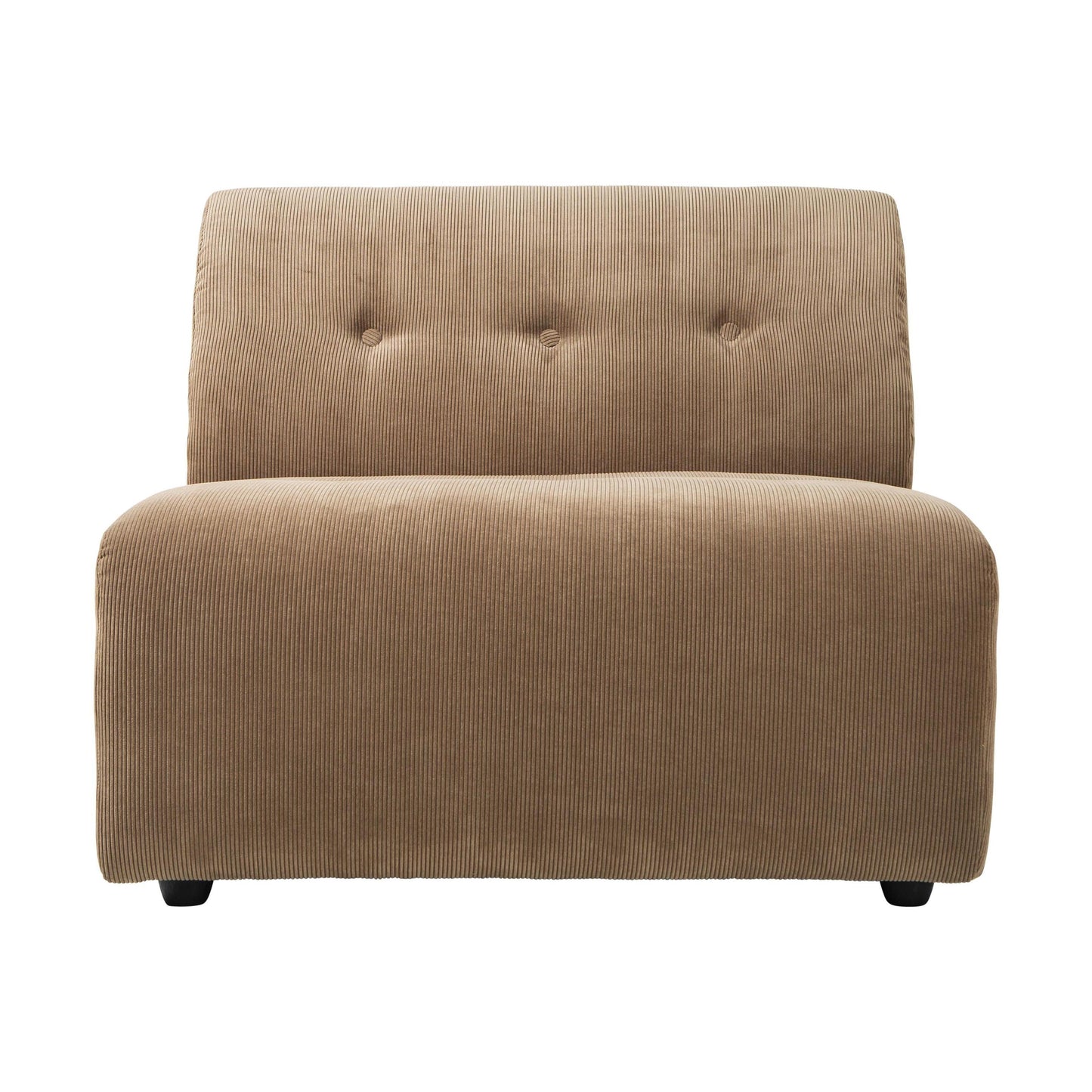 HKliving Vint bank middle Corduroy Rib Brown