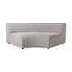 HKliving Jax bank round Sneak Light Grey